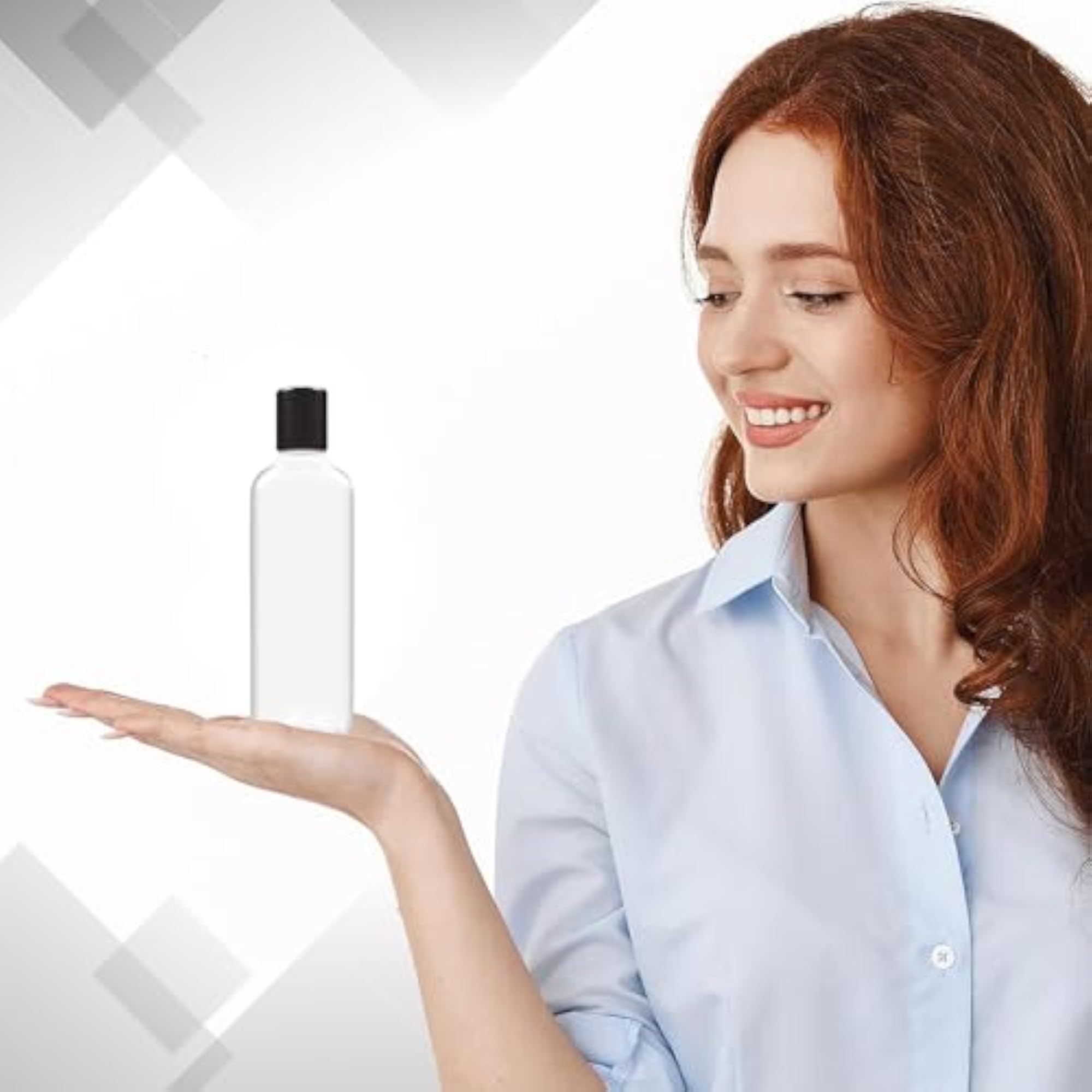 100ml Squeeze Bottle with Flip Top Cap, BPA-Free